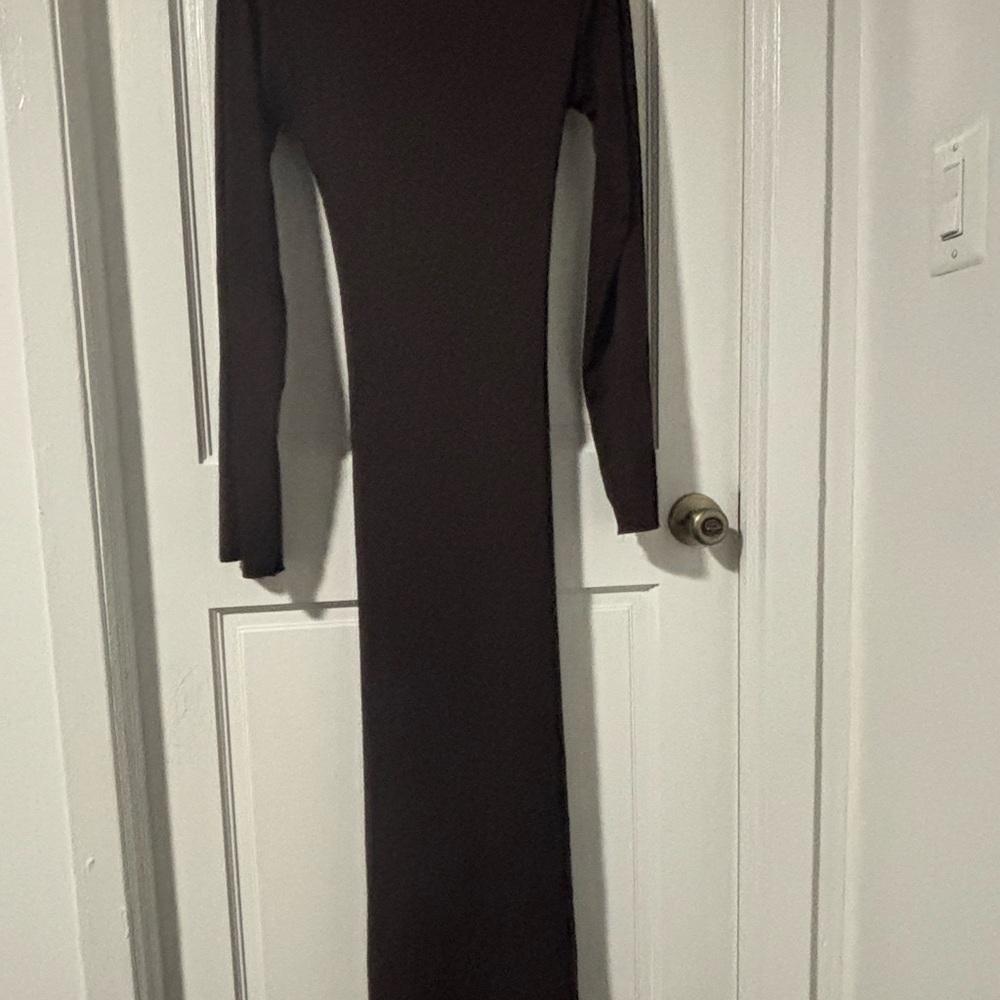 Elegant Black Long Sleeve Dress